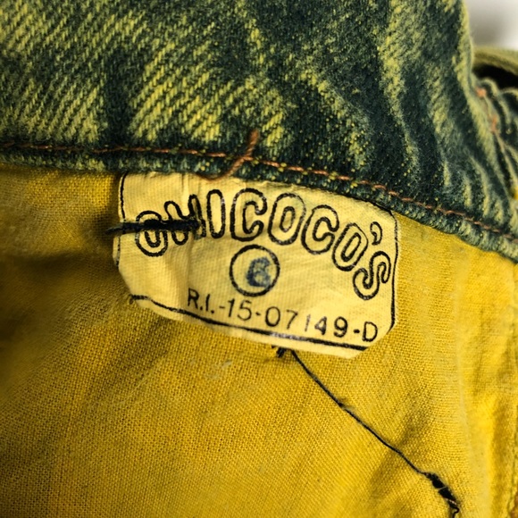 Girls Yellow Denim Stone Wash Overall Dress Size 6 - Picture 6 of 13